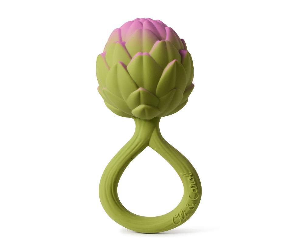 Artichoke Chewable Rattle by Oli & Carol