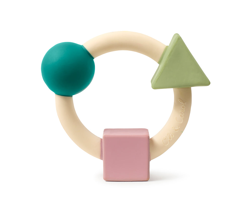Bauhaus Chewable Toy in Pastel Colors by Oli & Carol