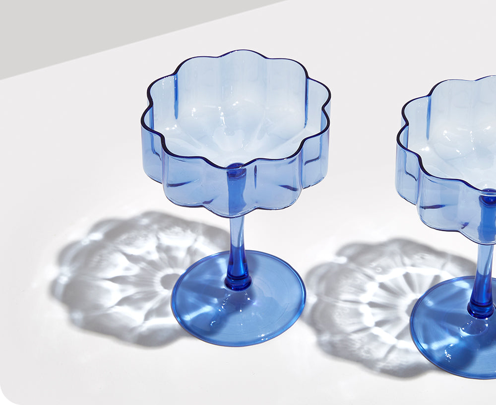 Wave Coupe Set in Blue by Fazeek