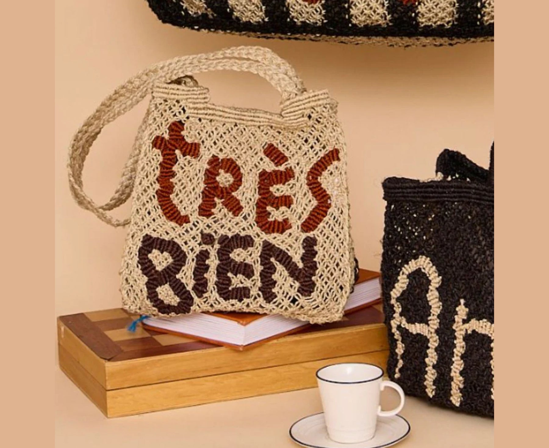 Jute Word Bag - Tres Bien - by The Jacksons