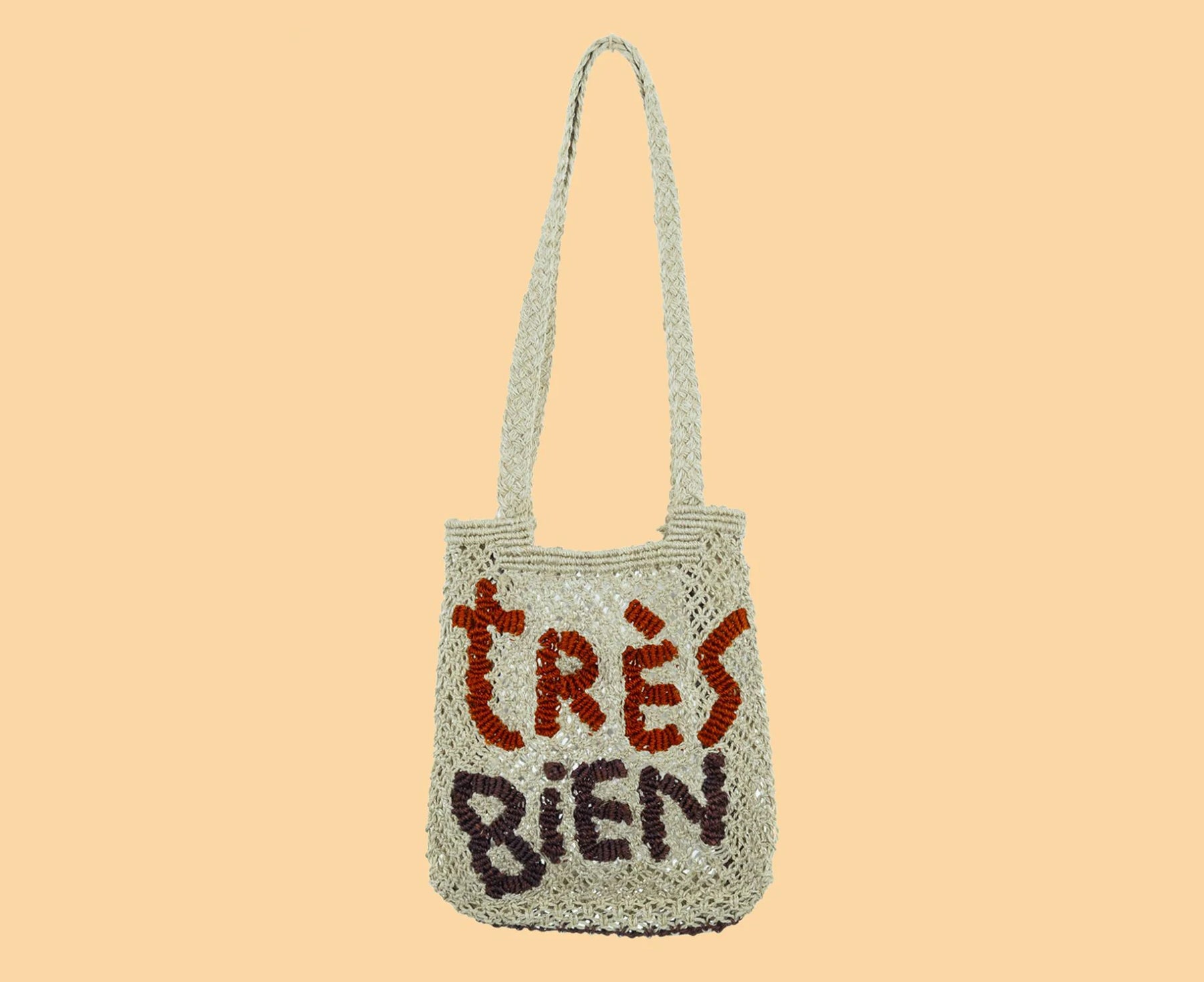 Jute Word Bag - Tres Bien - by The Jacksons