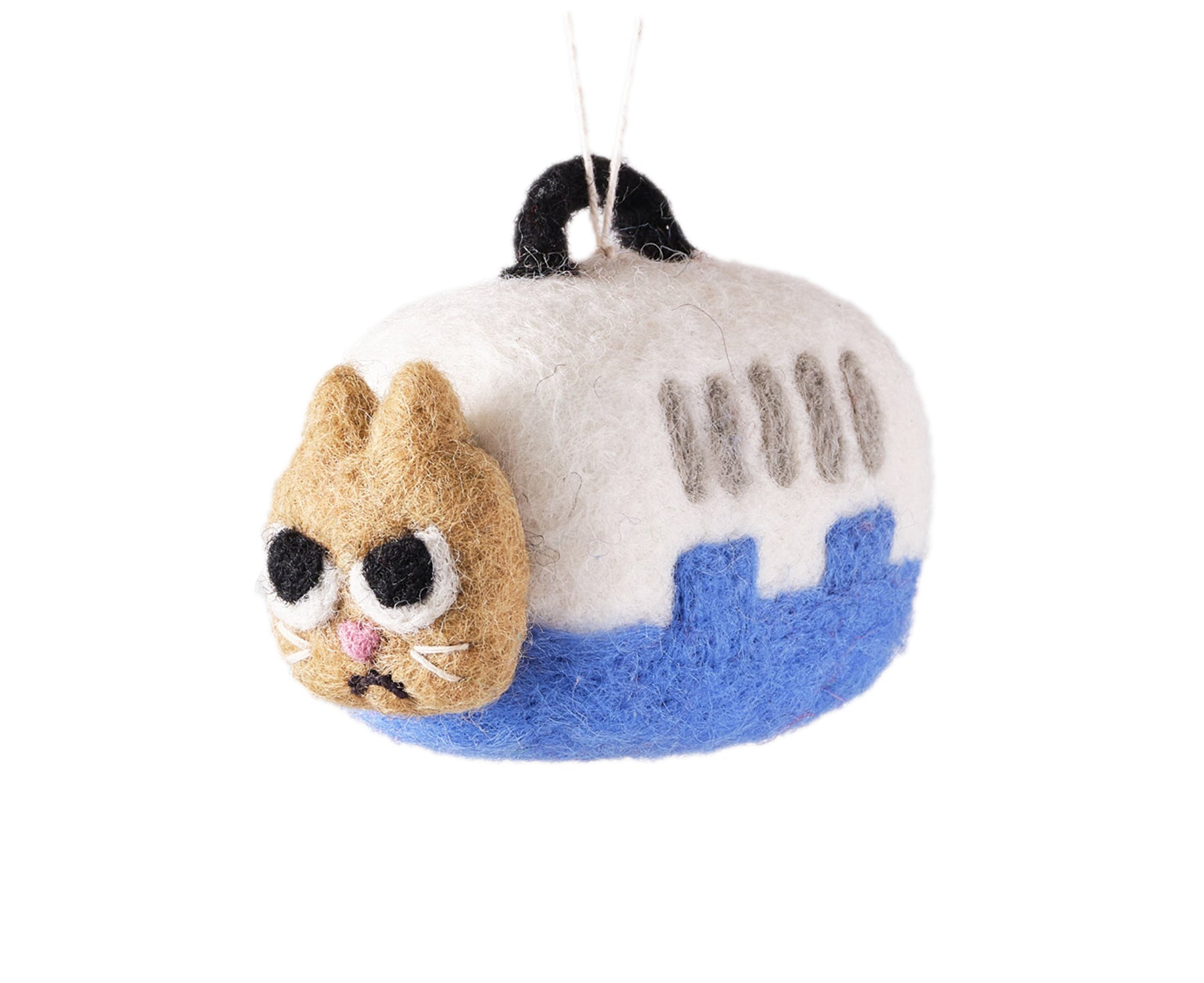 Hanging Felt Ornament - Coco Cat - by Wrap