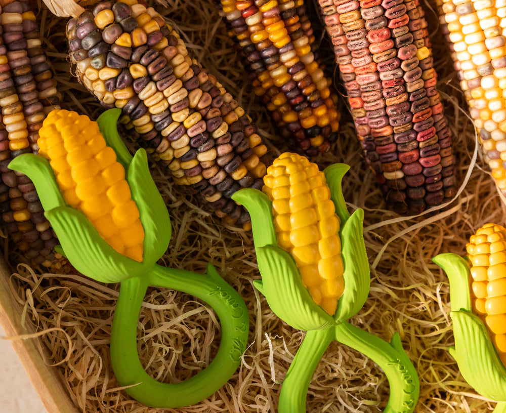 Corn Chewable Rattle by Oli & Carol