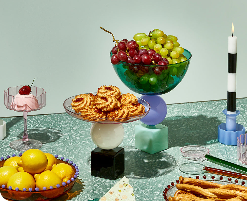 Striped Candles in Black and White by Fazeek