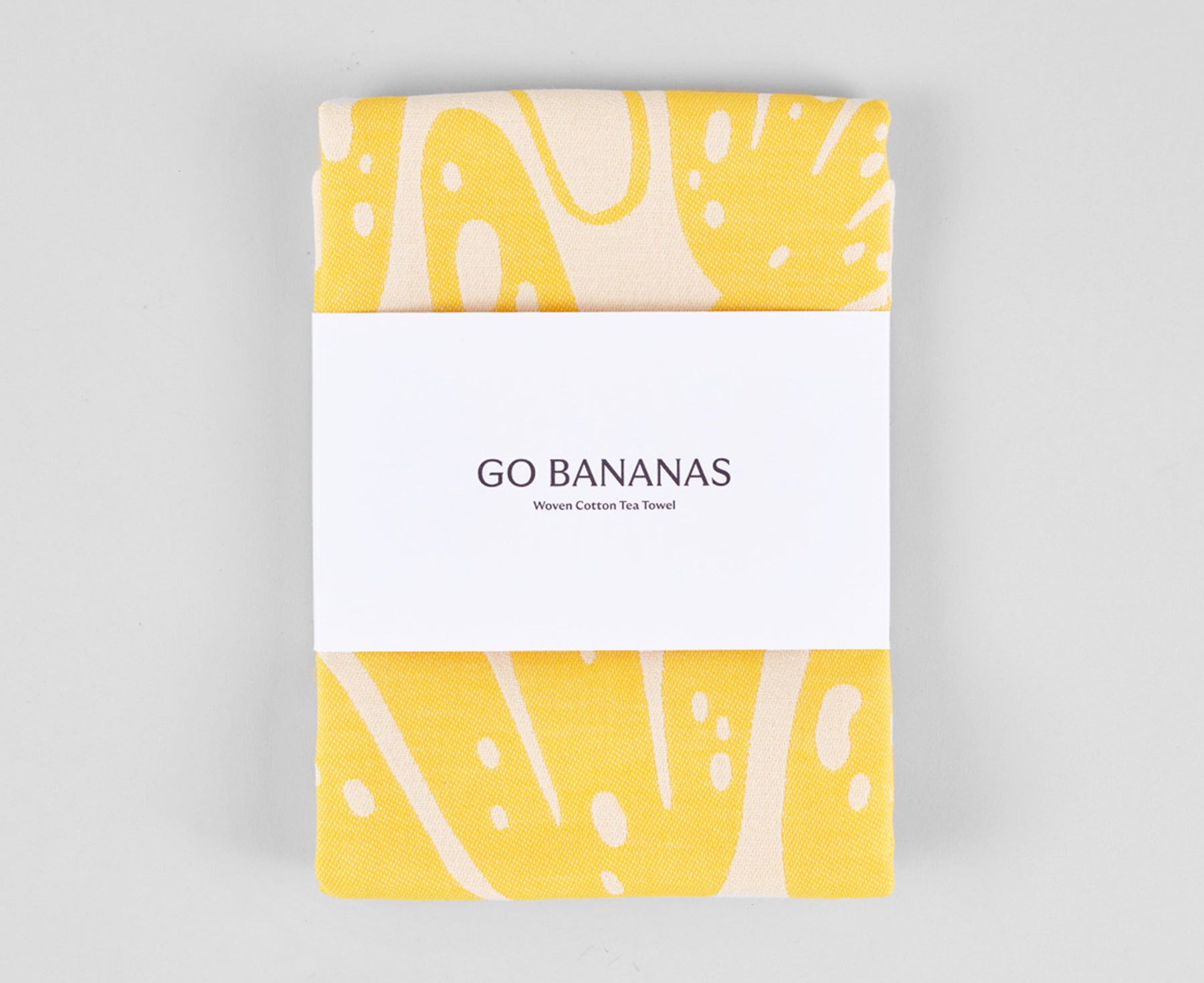 Woven Cotton Dish Towel - Go Bananas - by Wrap
