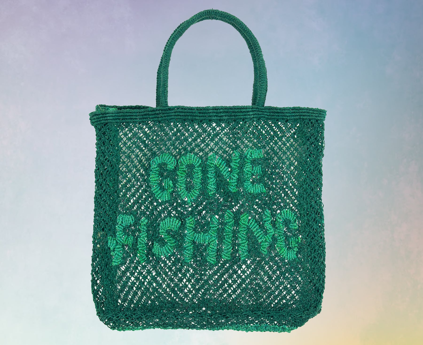Jute Word Bag - Gone Fishing - by The Jacksons