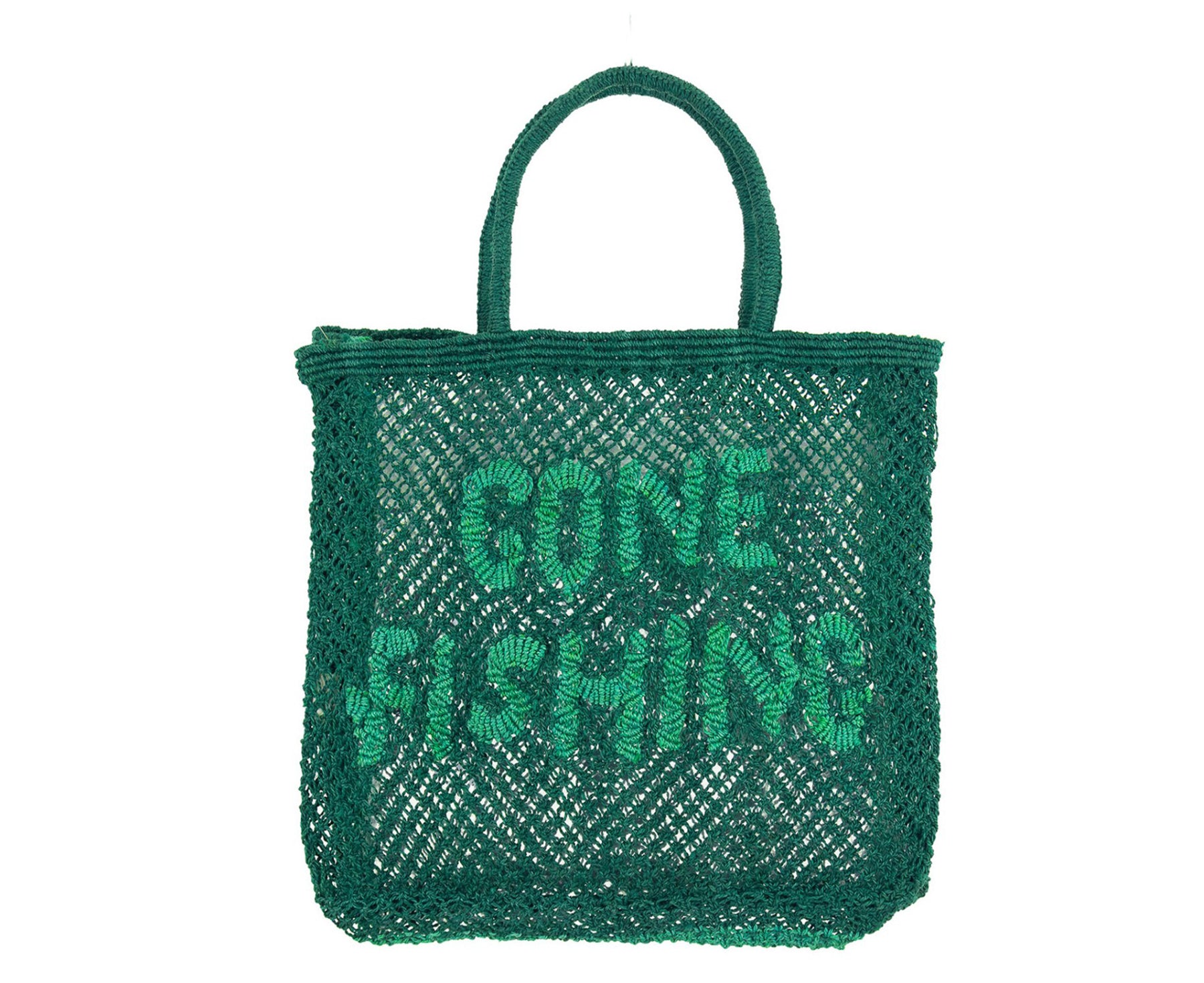 Jute Word Bag - Gone Fishing - by The Jacksons