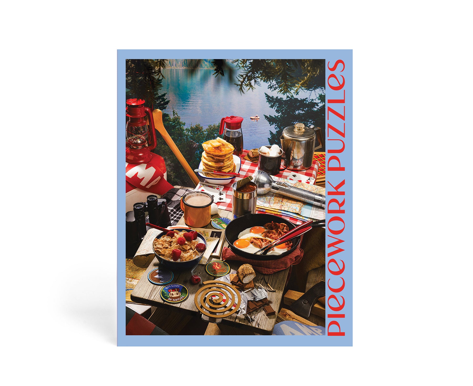 1000-Piece Puzzle box - Happy Camper - by Piecework