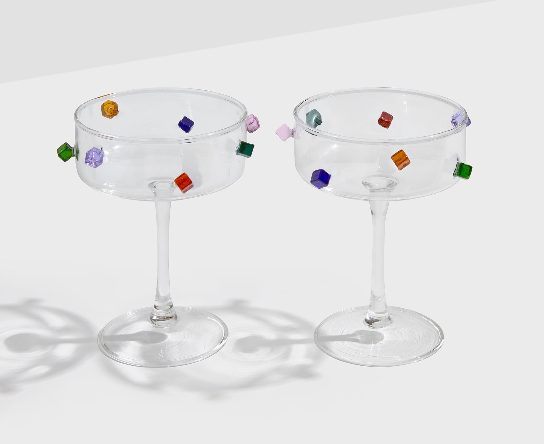 Jewel Champagne Coupes Set by Fazeek