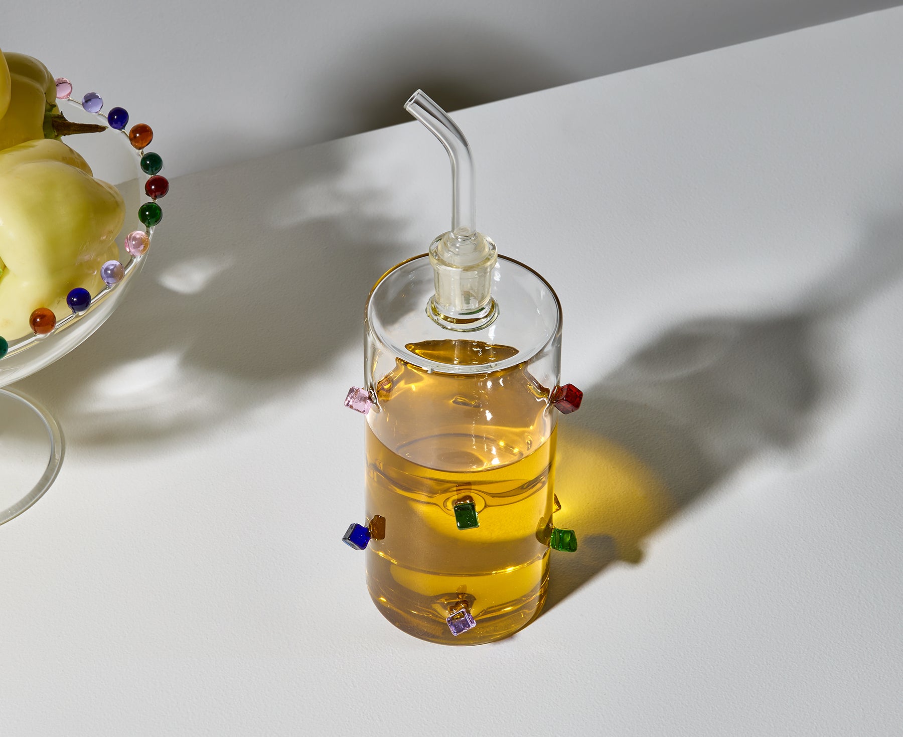 Jewel Glass Oil Bottle by Fazeek