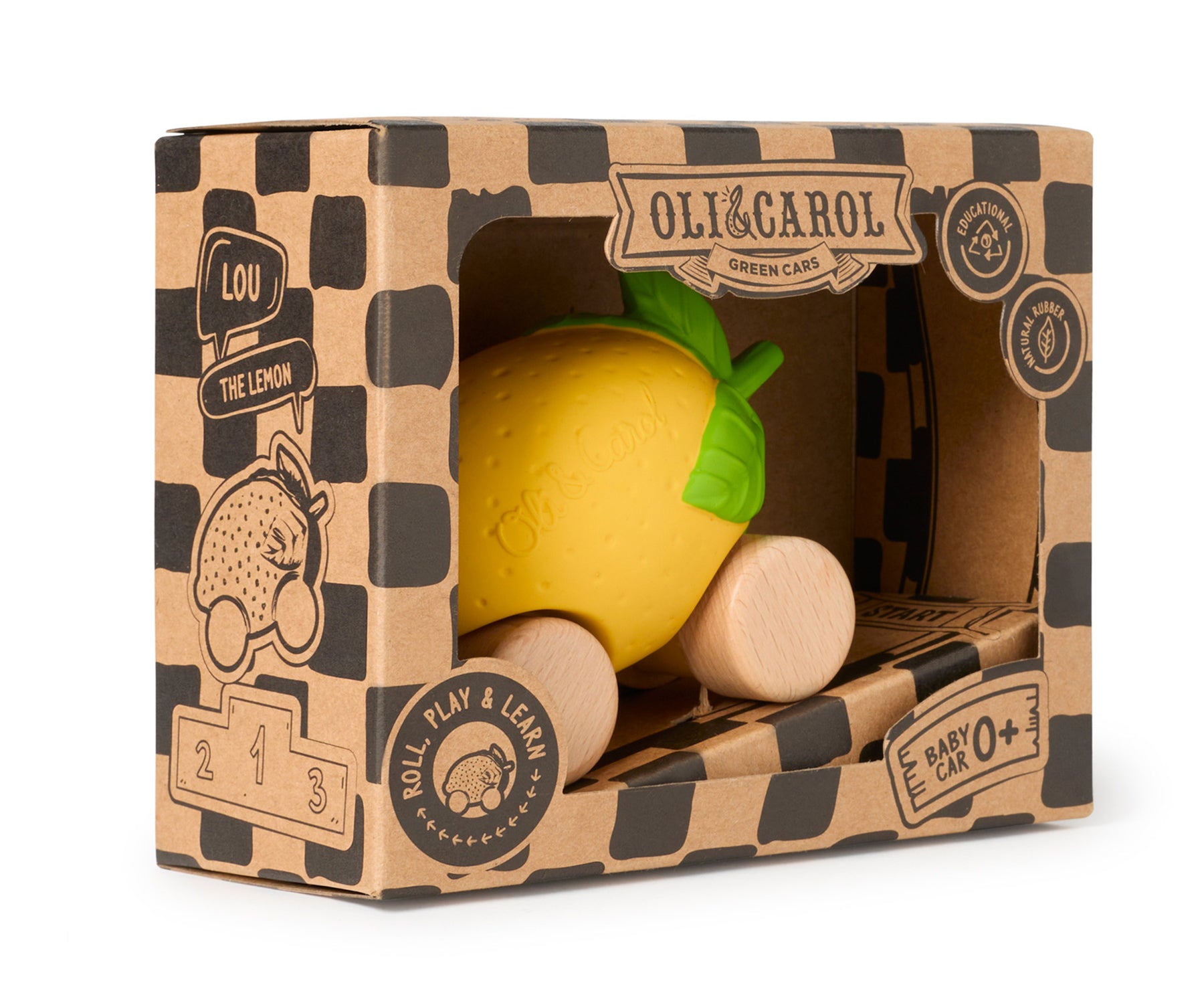 Car Baby Toy - Lemon - by Oli & Carol