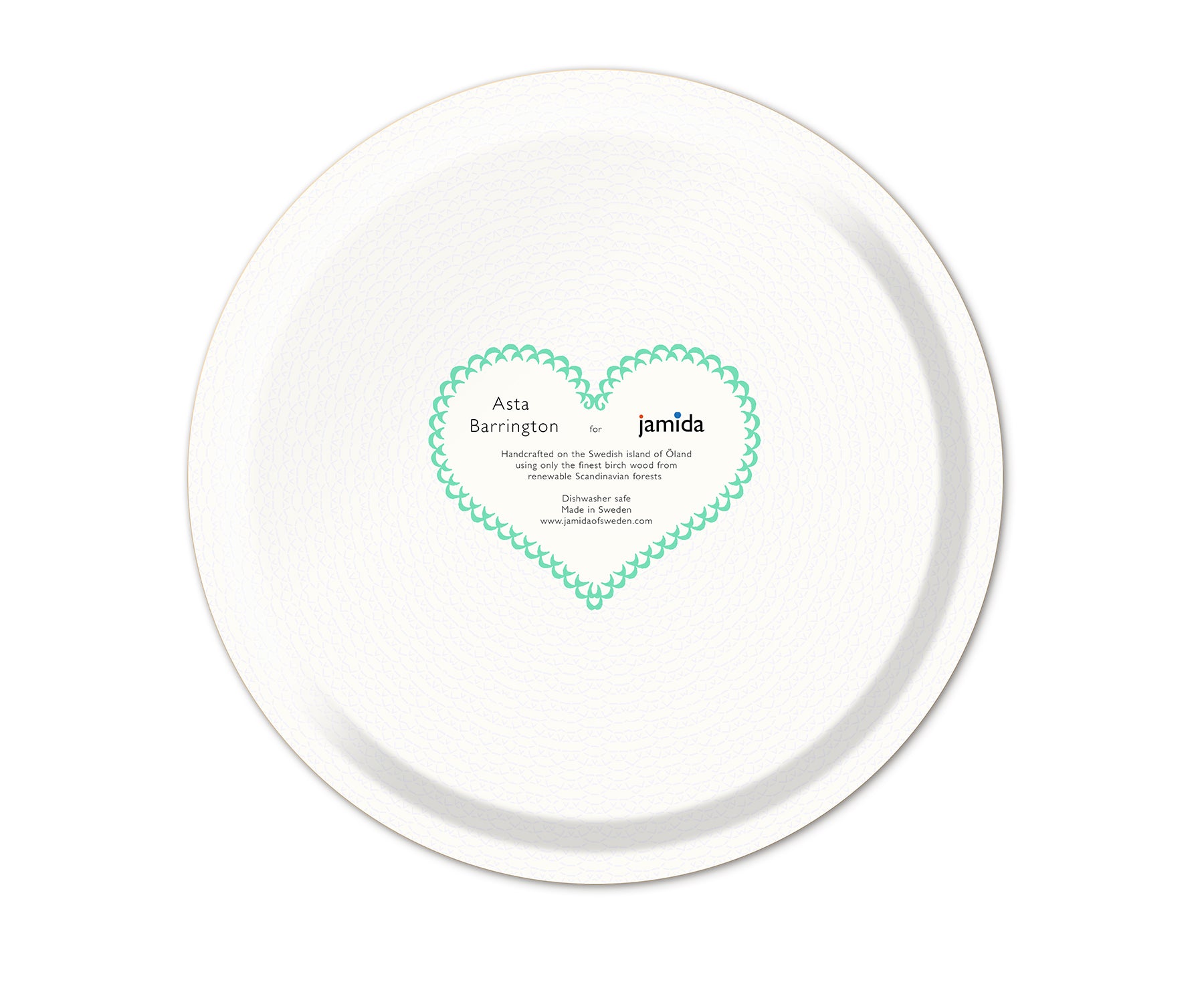Round Word Tray - Mr & Mrs - by Jamida