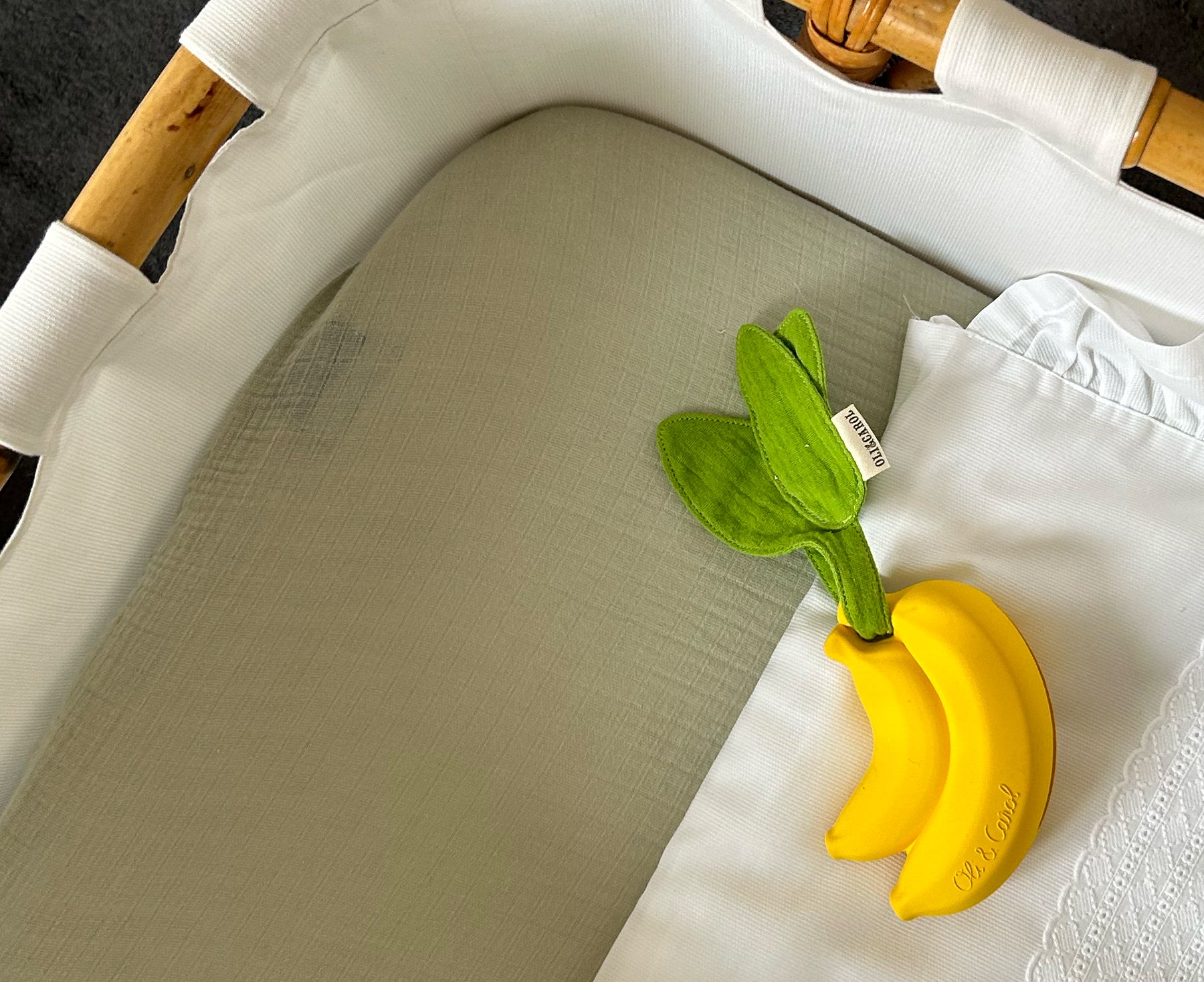 Chewable Pacifier Case - Bananas - by Oli & Carol