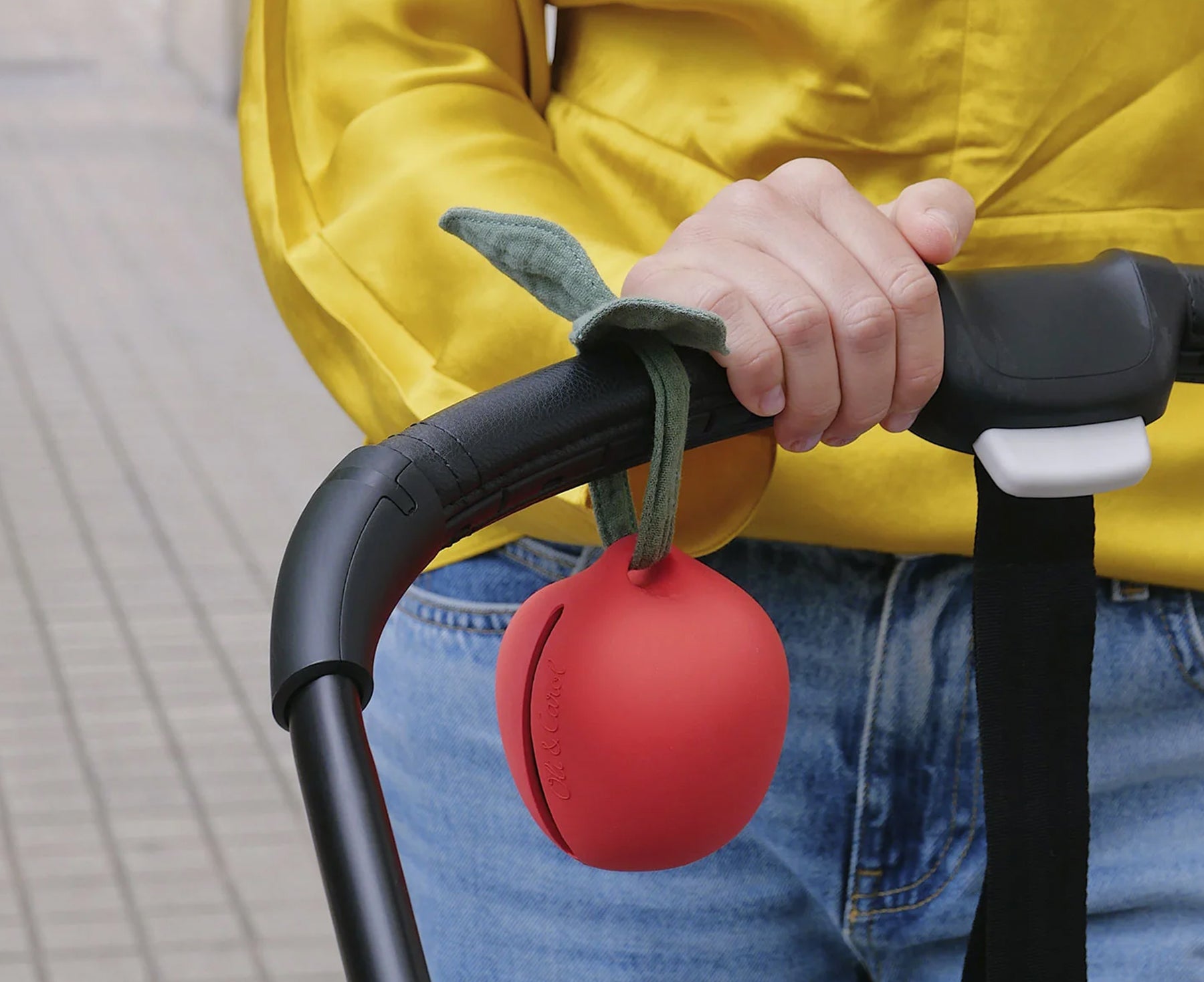 Apple Chewable Pacifier Case by Oli & Carol