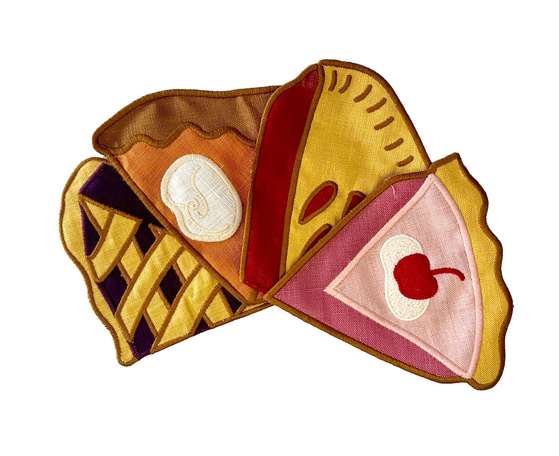 Cocktail Napkin Set - Pie - by Piecework