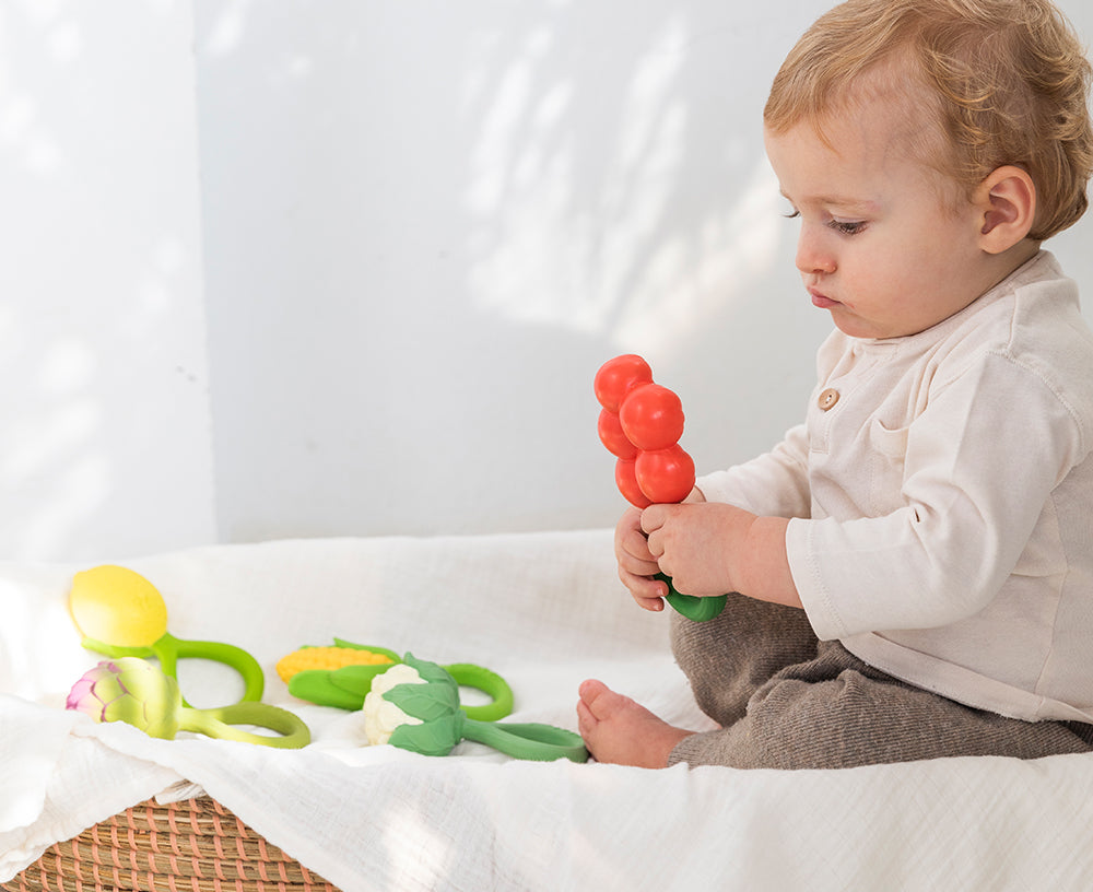 Tomatoes Chewable Rattle by Oli & Carol