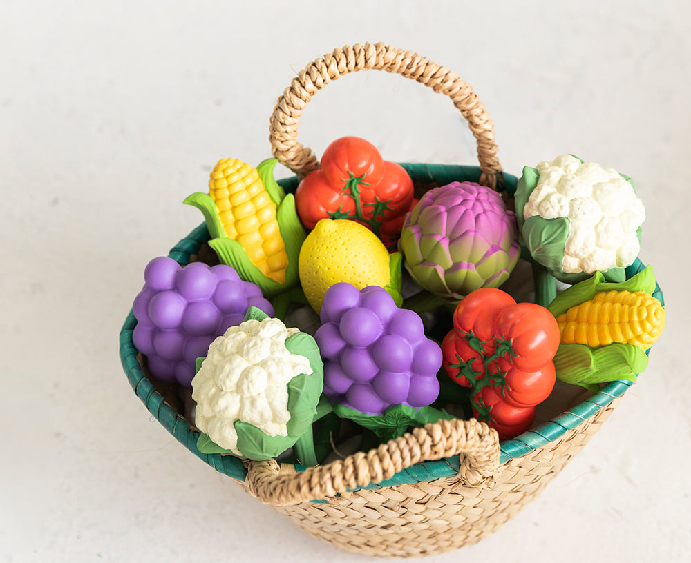 Cauliflower Chewable Rattle by Oli & Carol