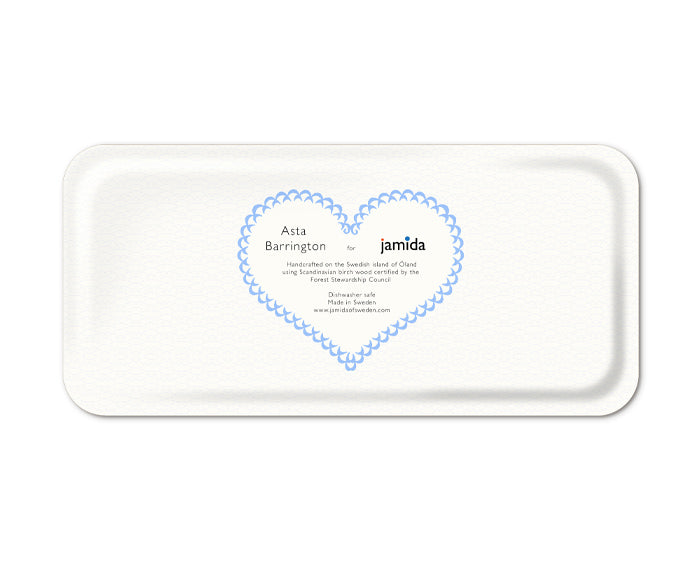 Word Rectangular Tray - Coffee - by Jamida