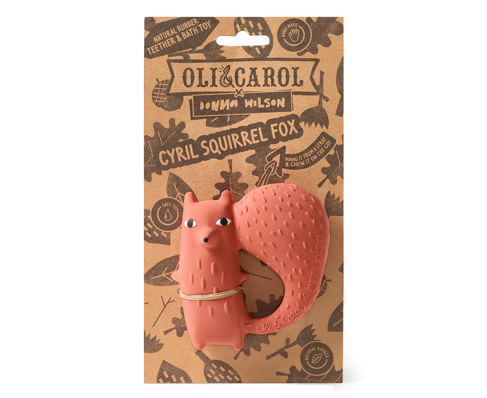 Cyril the Squirrel Fox Chewable Toy by Donna Wilson X Oli & Carol
