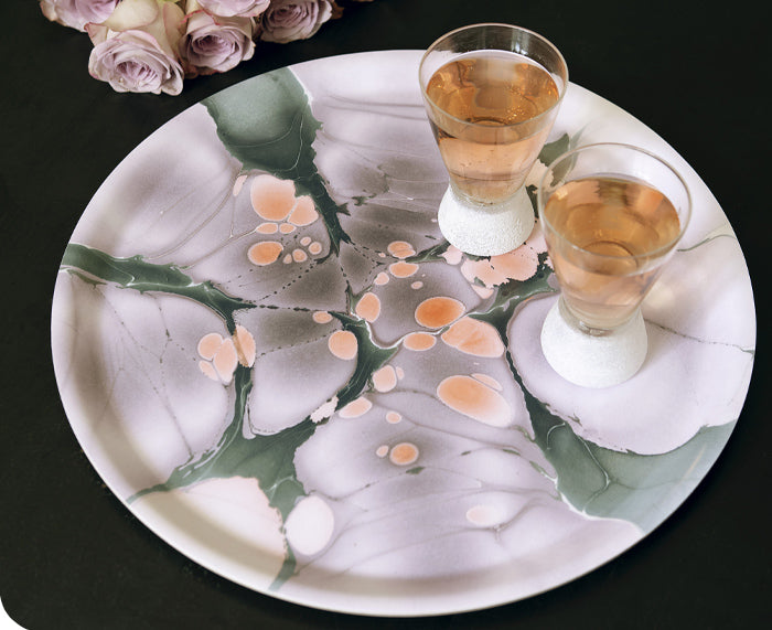 Dusk & Dawn Round Tray by Studio Formata