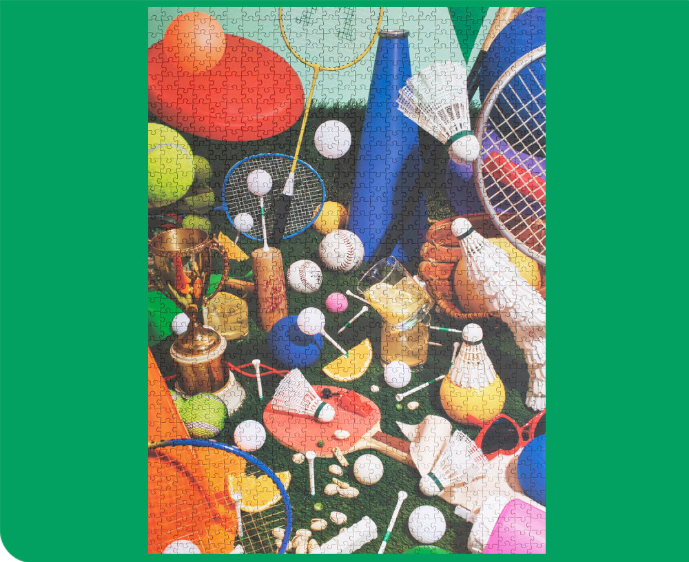 1000-Piece Puzzle - Field Day - by Piecework