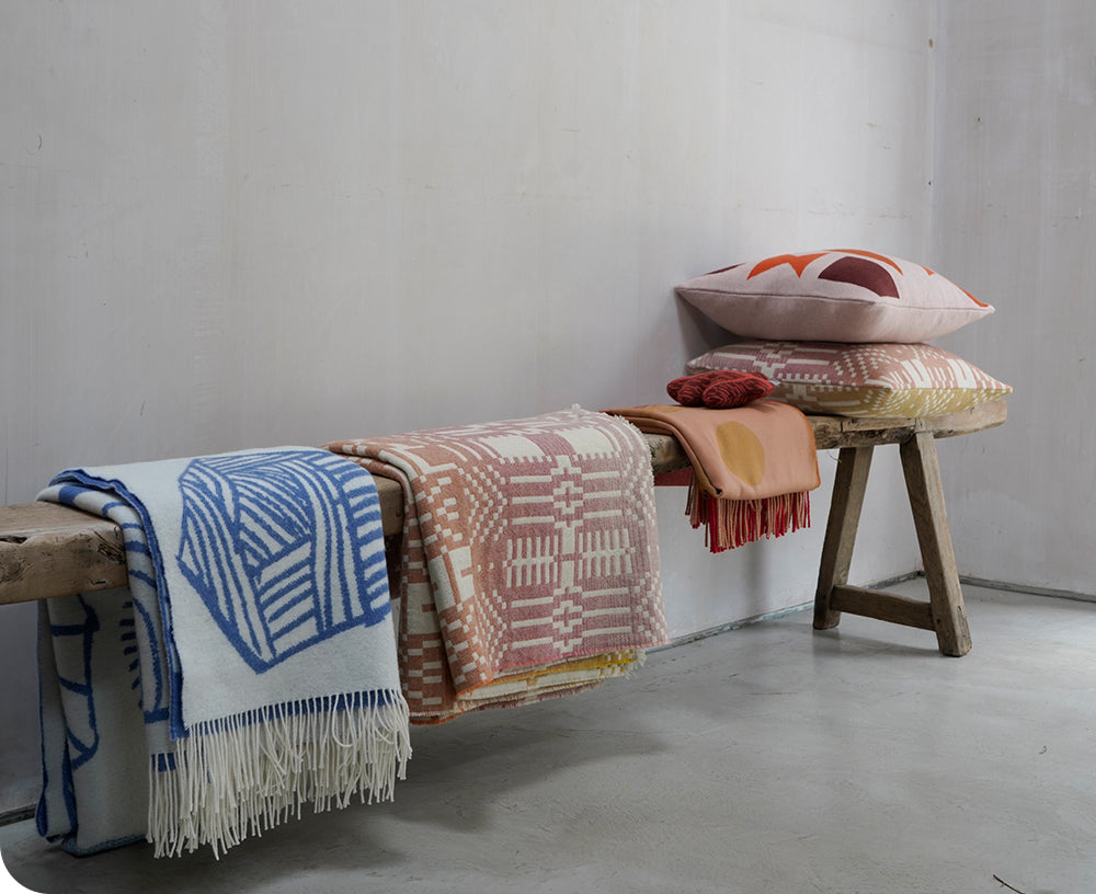 Here Comes the Sun Throw by Donna Wilson