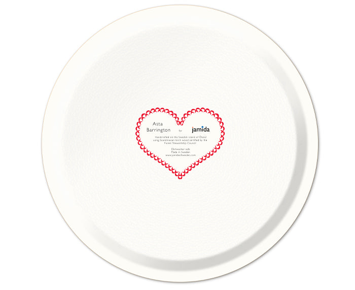 Word Round Tray - Happy Birthday - by Jamida