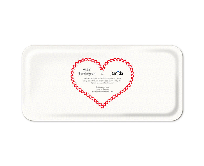 Word Rectangular Tray - Happy Multi - by Jamida