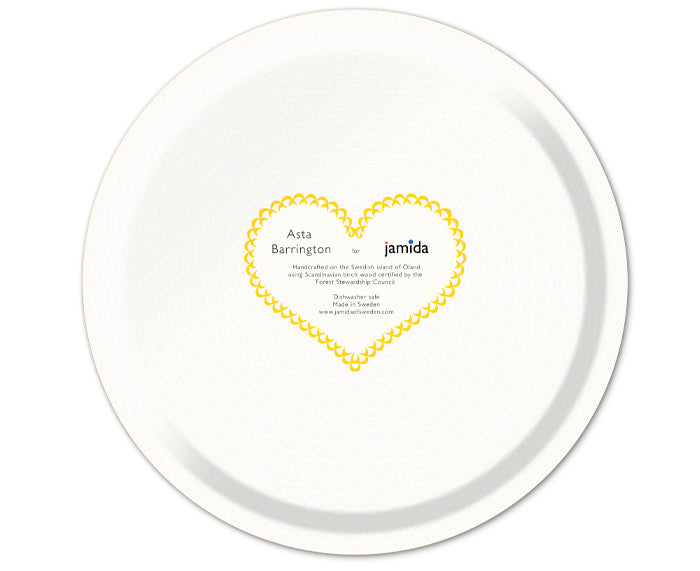 Word Round Tray - You & Me - by Jamida