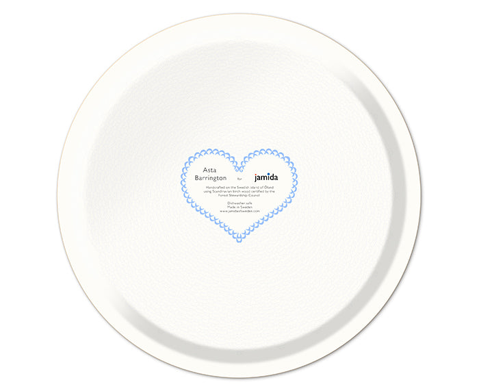 Word Round Tray - Hello - by Jamida