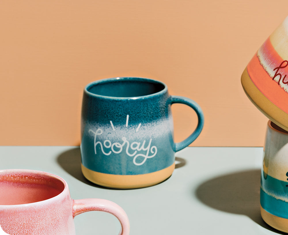 Hooray Mug by Danica Jubilee