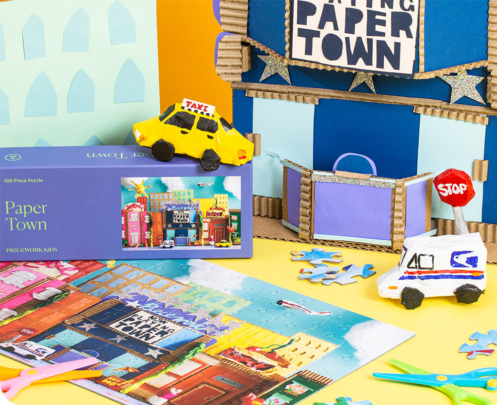100-Piece Puzzle - Papertown - by Piecework