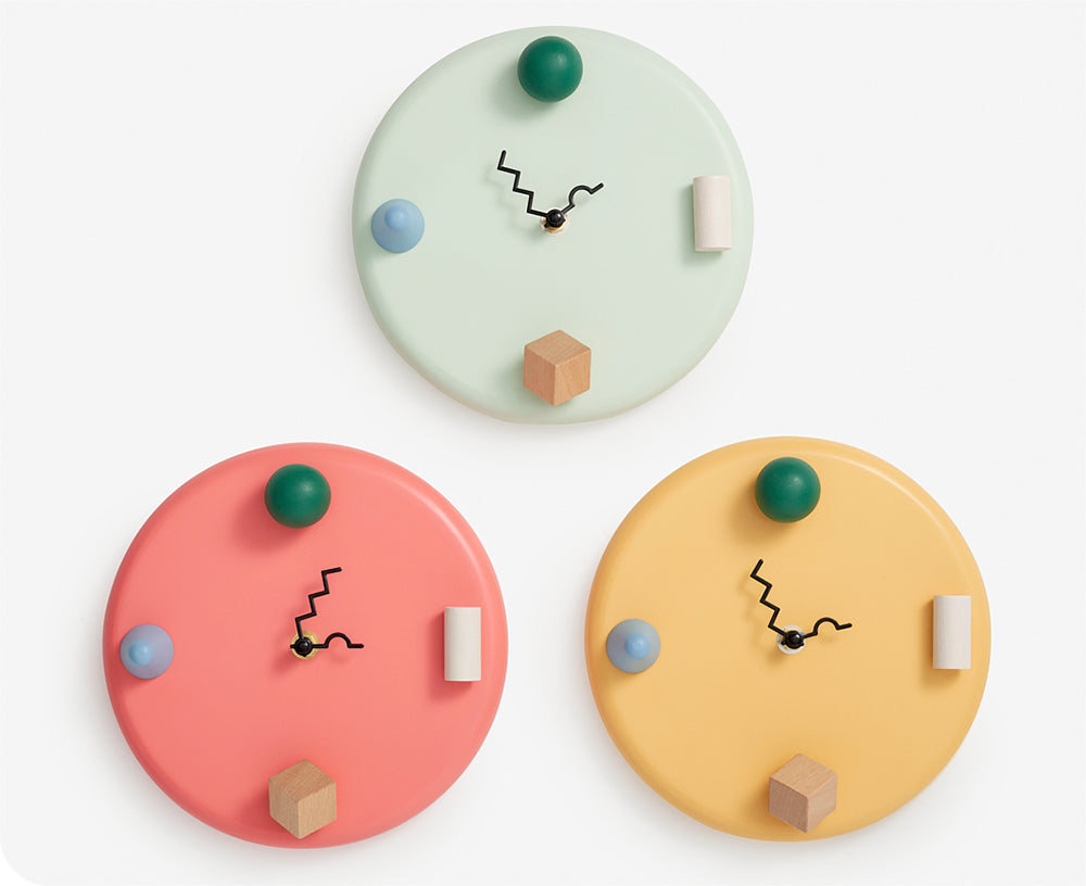 Wall Clock in Pink by Areaware