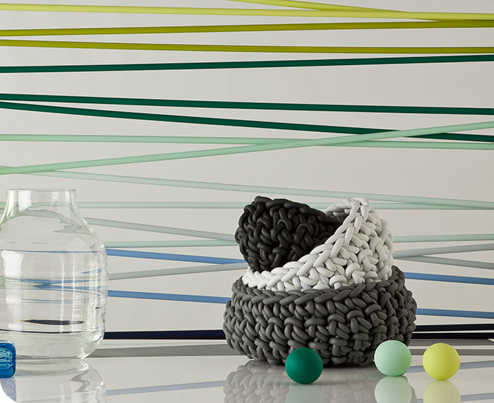 Rubber Crocheted Bowl - Medium - by Neo