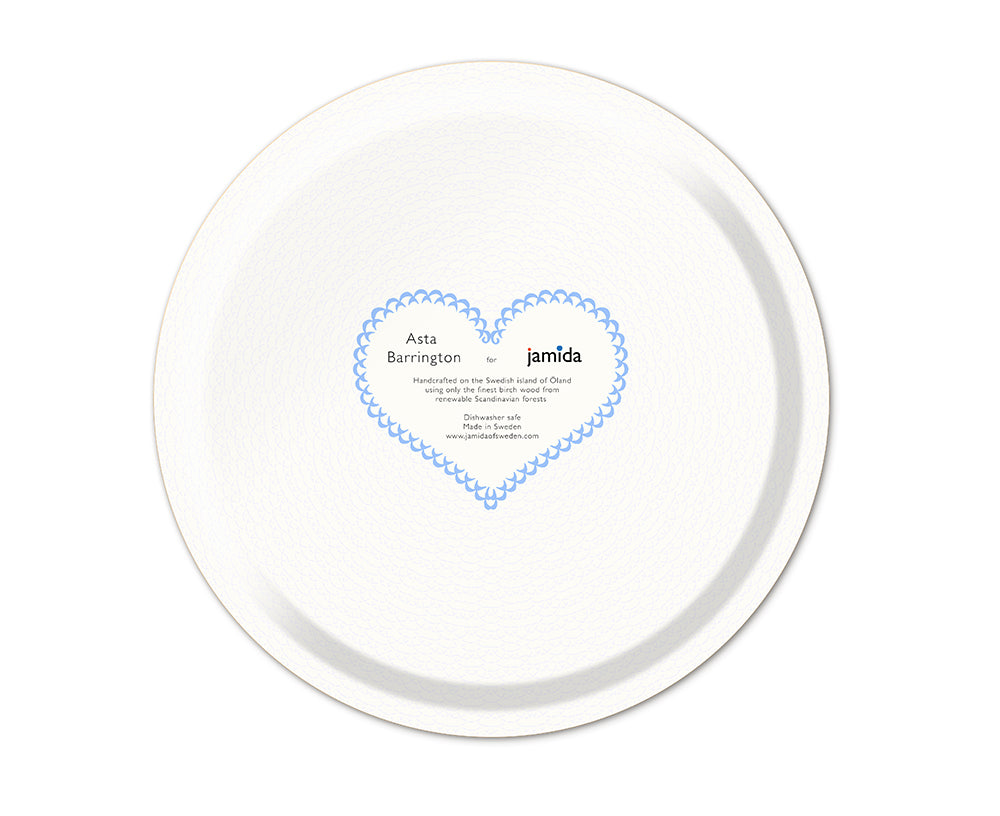 Round Word Tray - Snacks - by Jamida