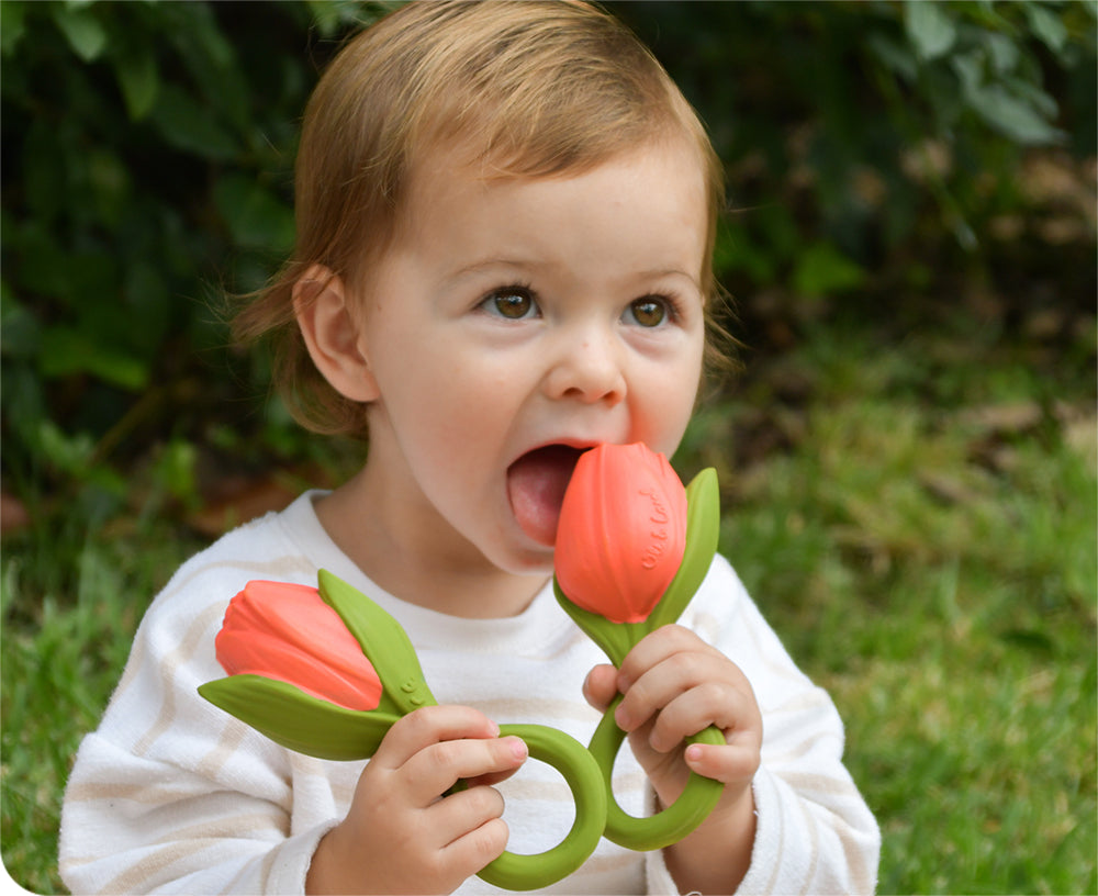 Theo Tulip Chewable Toy by Oli & Carol