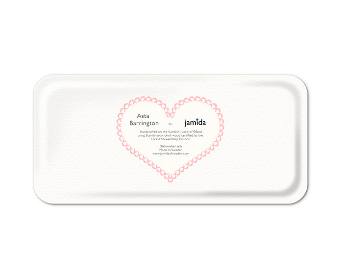 Word Rectangular Tray - Gin - by Jamida