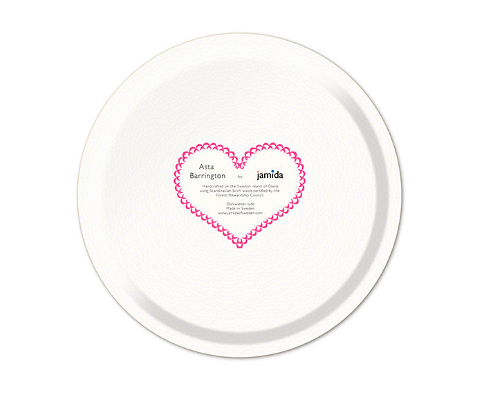 Word Round Tray - Yay - by Jamida