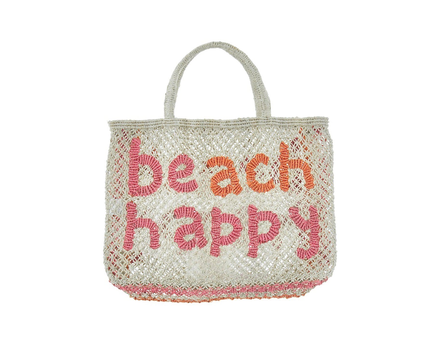 Jute Word Bag - Beach Happy - by The Jacksons