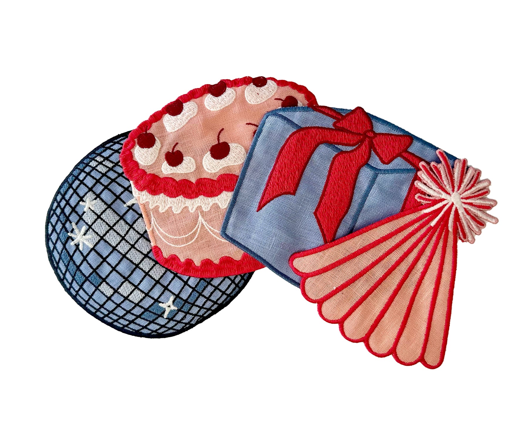 Cocktail Napkin Set - Birthday - by Piecework