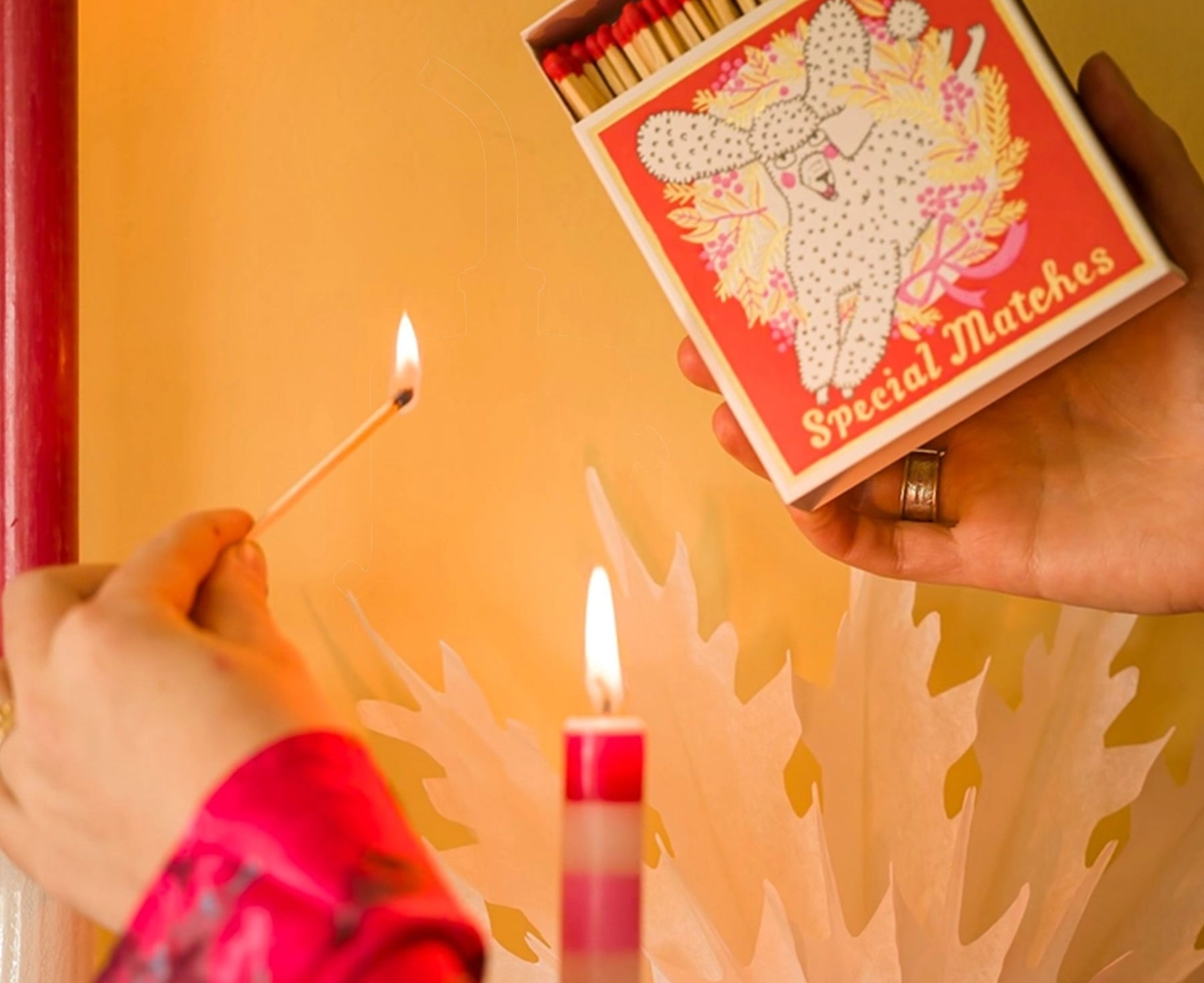 Square Matches - Christmas Poodle - by Archivist Gallery