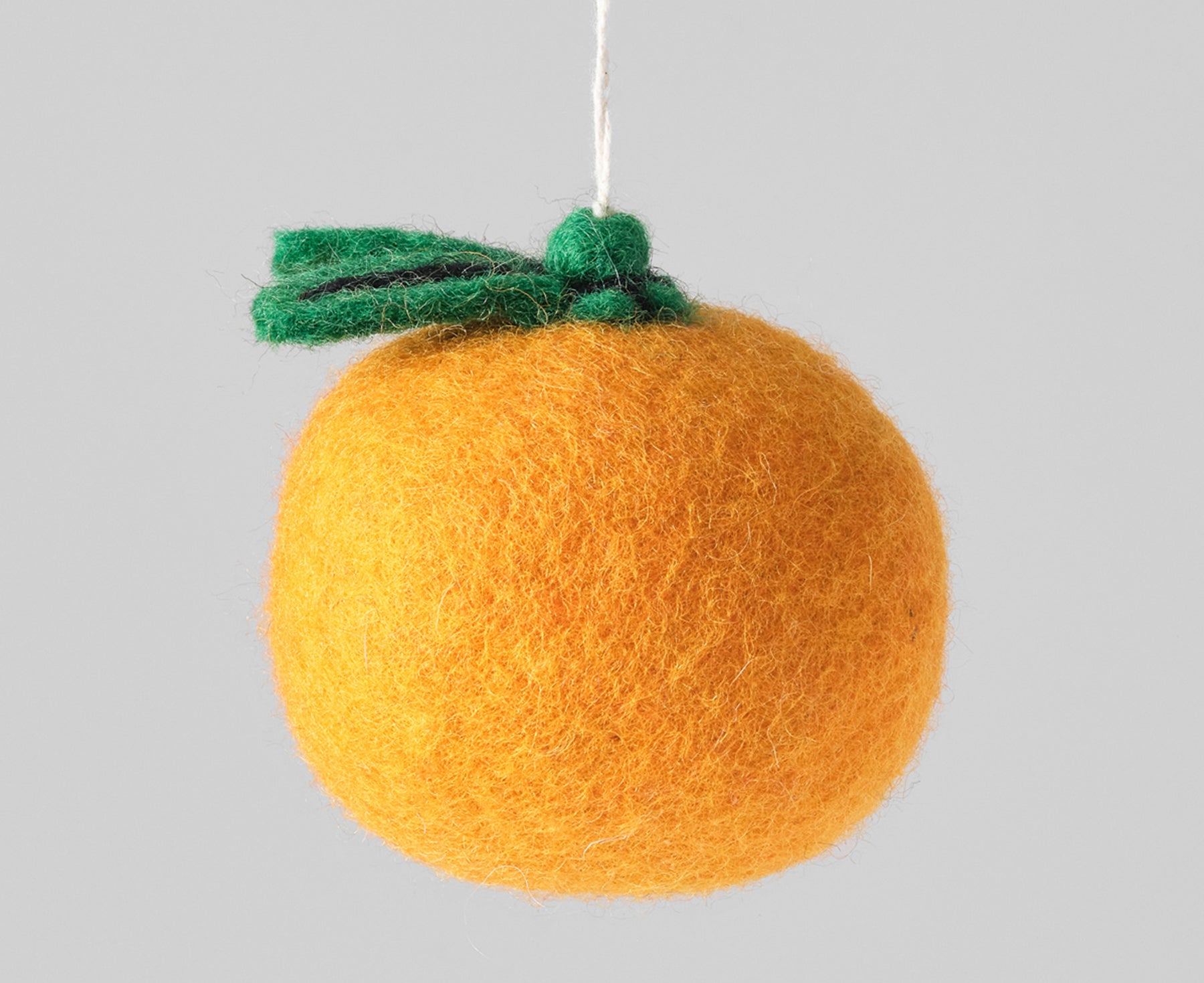 Hanging Felt Ornament - Clementine - by Wrap
