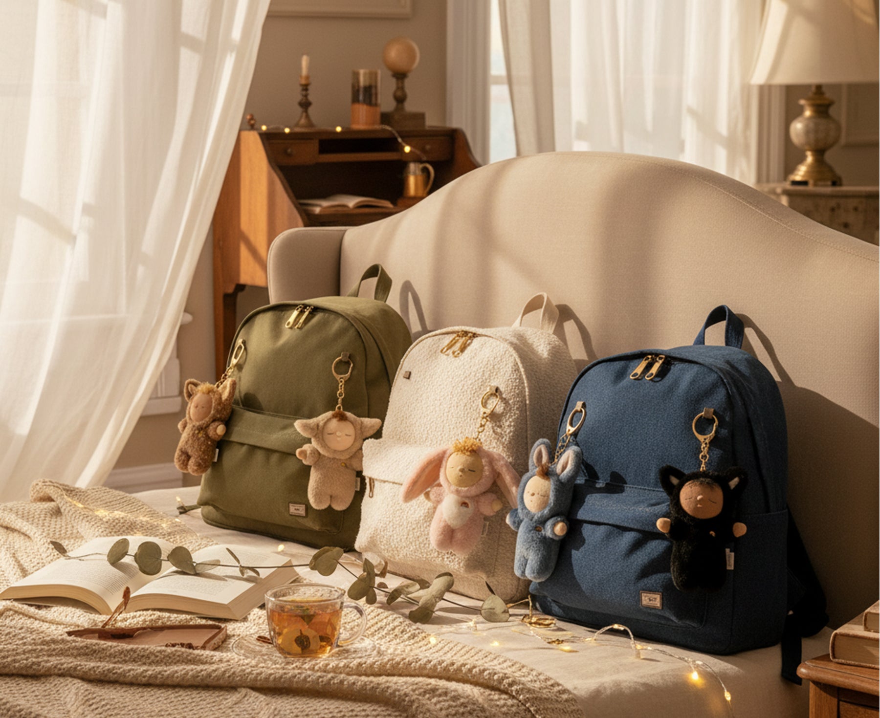 Cozy Dinkum Bag Charm - Fox Finnley - by Olli Ella