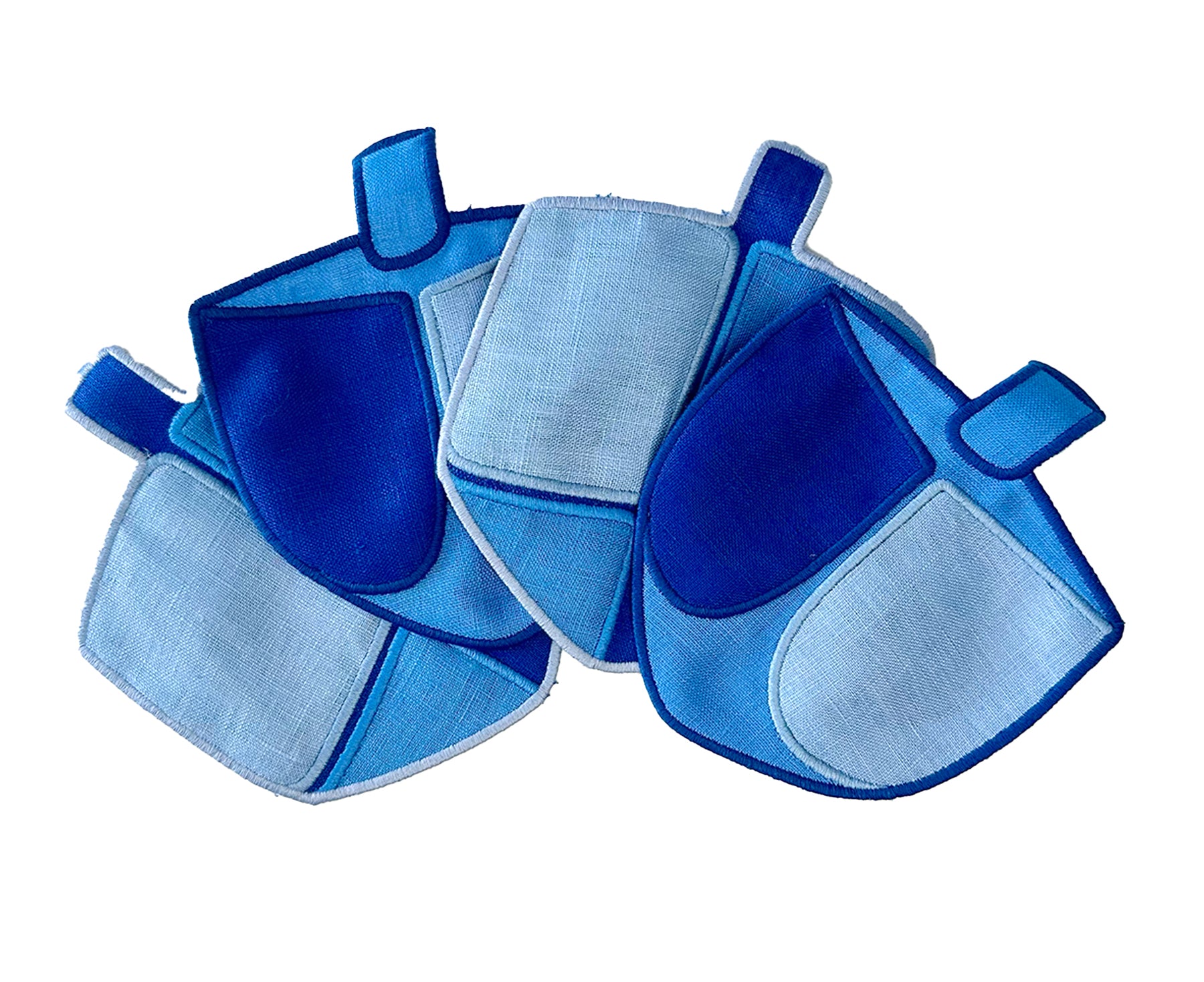 Cocktail Napkin Set - Dreidel - by Piecework