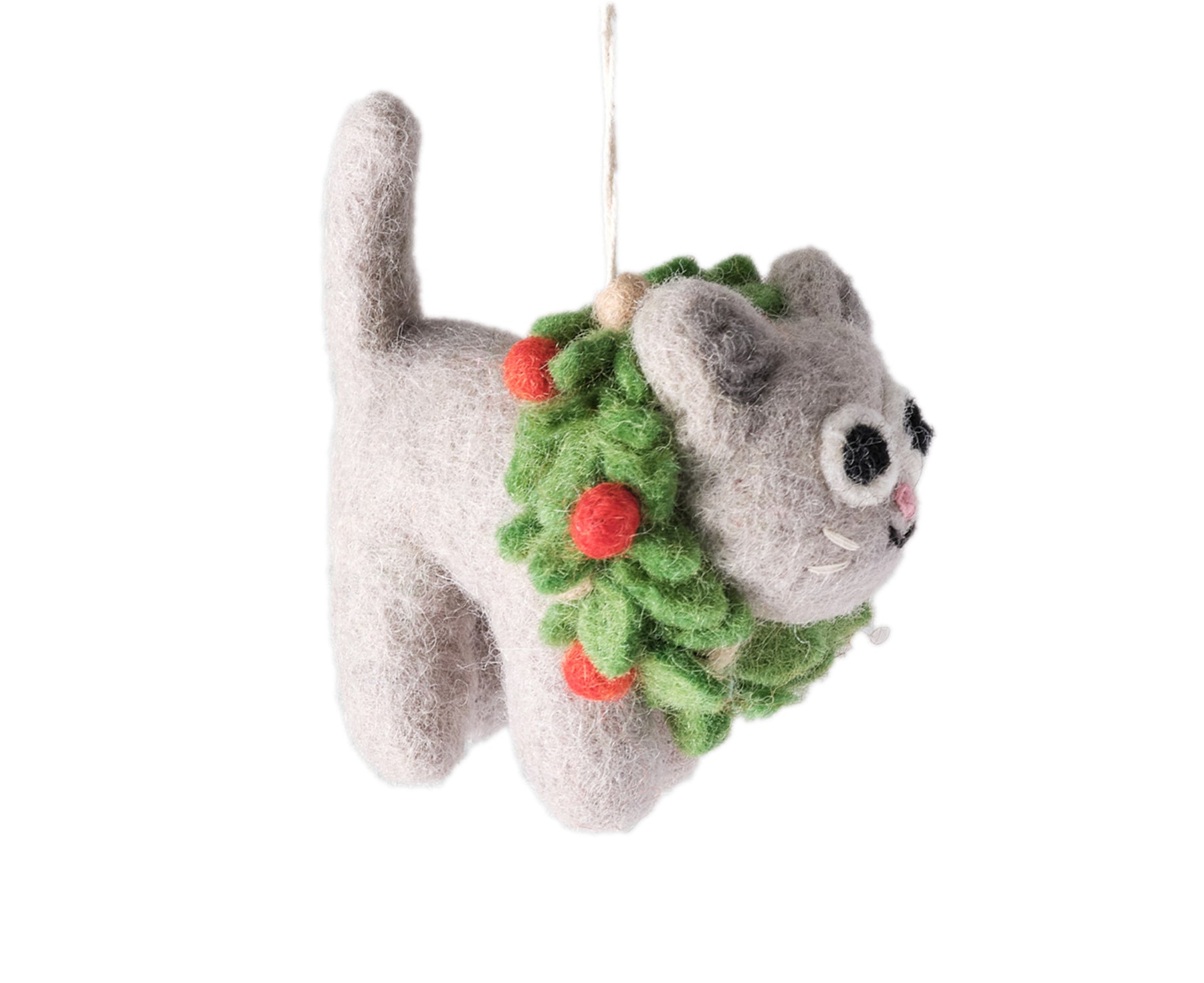 Hanging Felt Ornament - Ernest - by Wrap