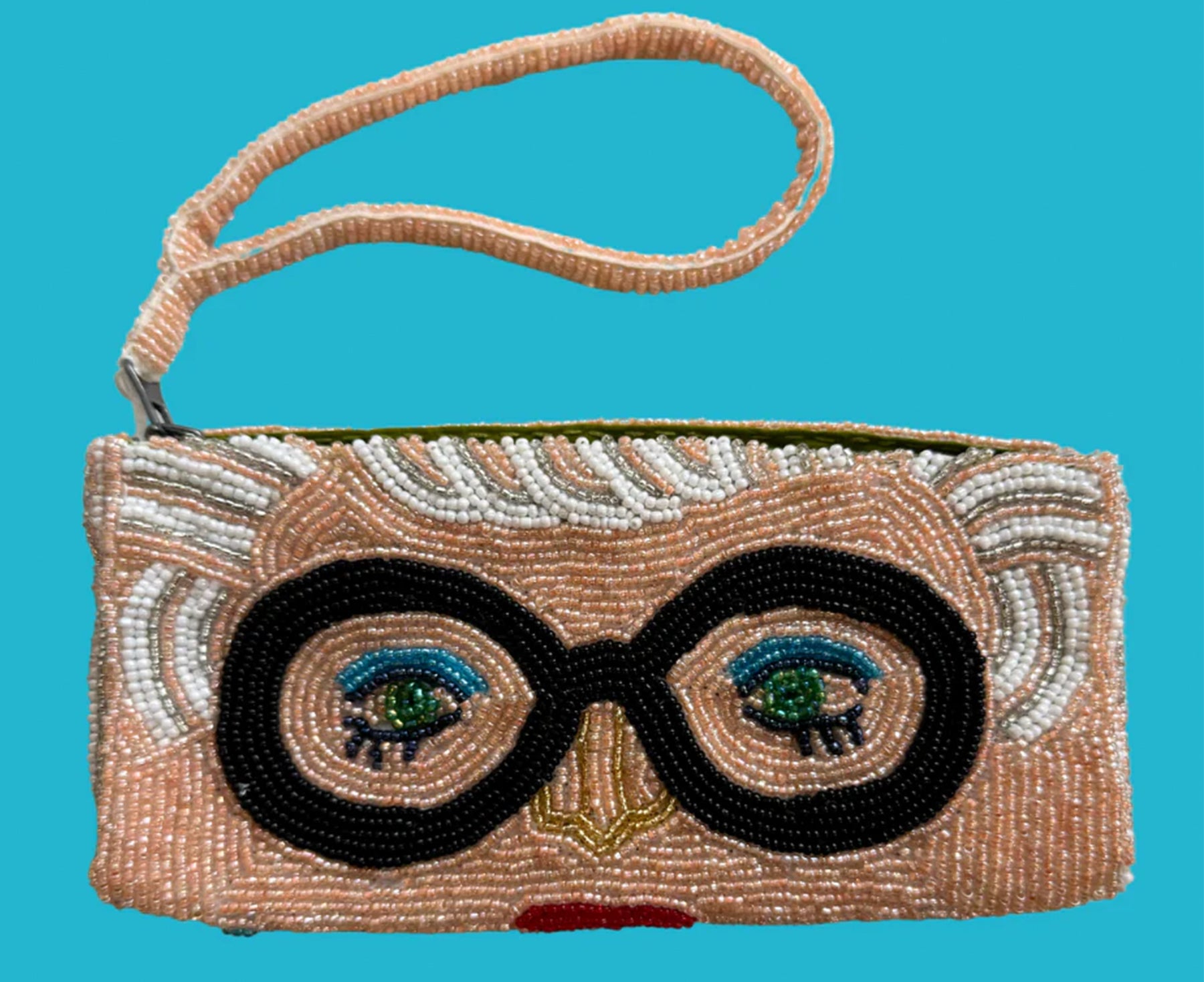 Iris Lunette Beaded Pouch by The Jacksons