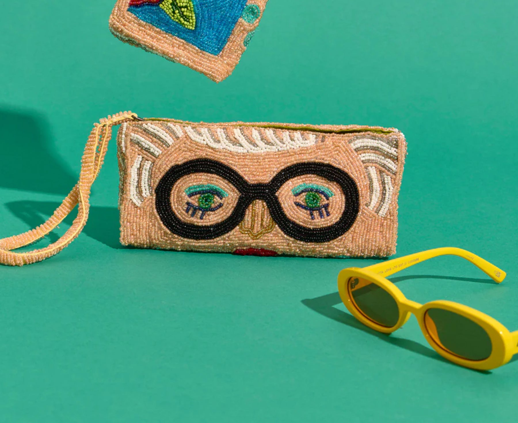 Iris Lunette Beaded Pouch by The Jacksons