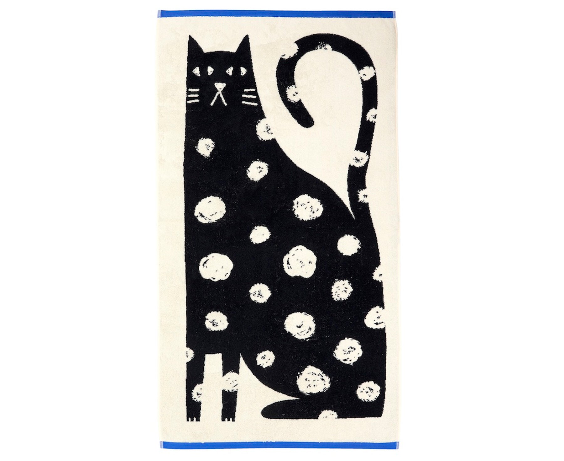 Lazy Cat Bath Towel by Donna Wilson