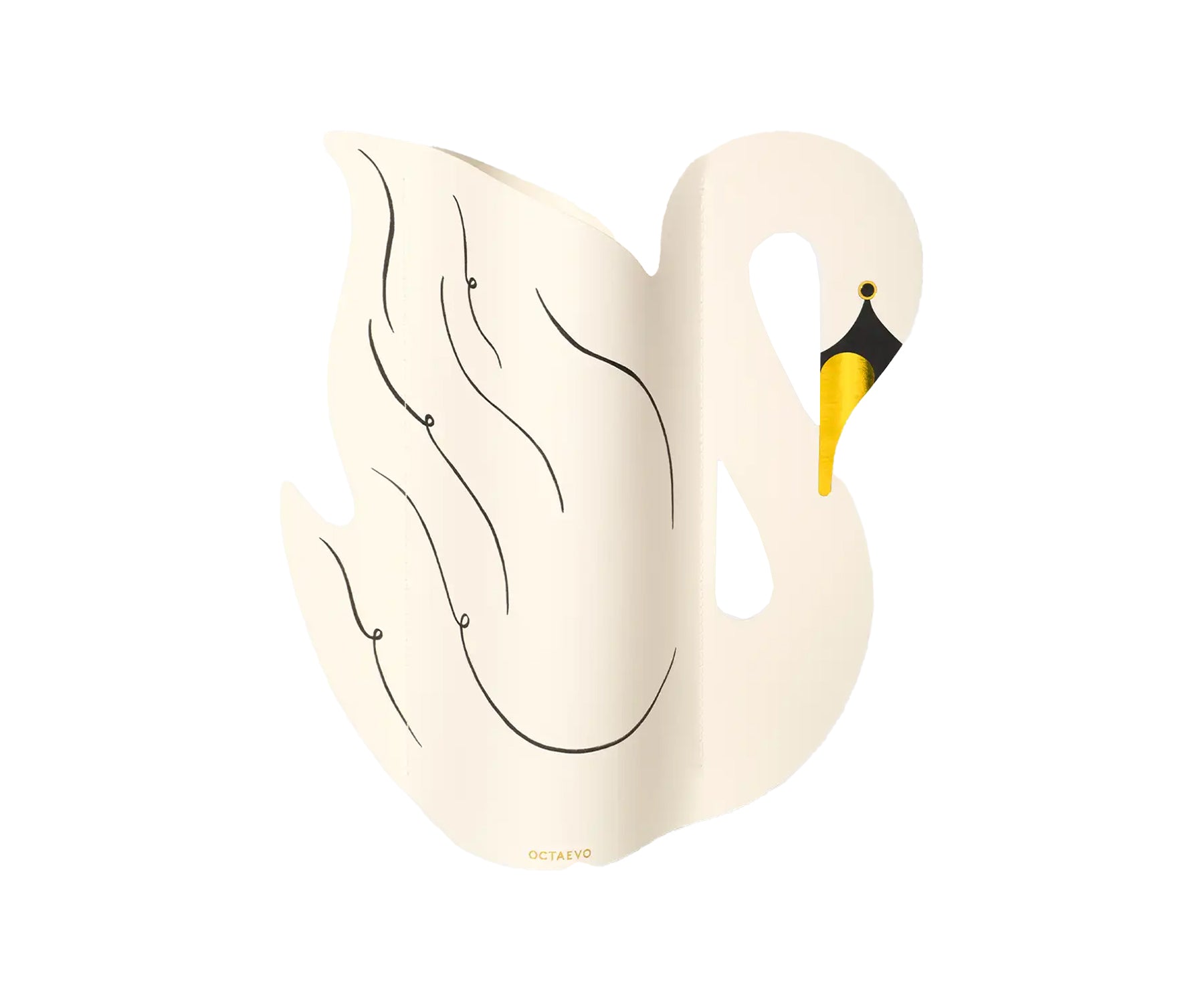 Large Paper Vase - Swan - by Octaevo