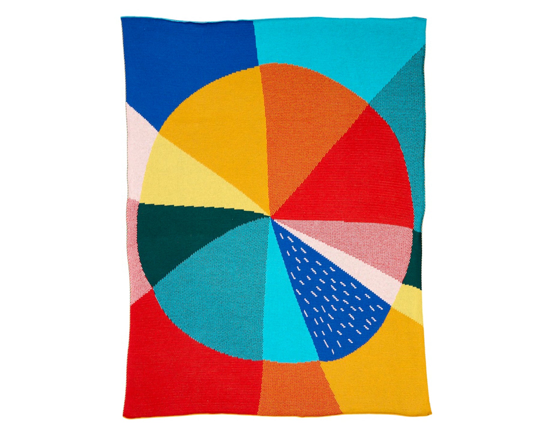 Pie Chart Mini Throw by Donna Wilson